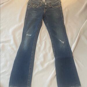 True Religion Dark Blue Flare Jeans